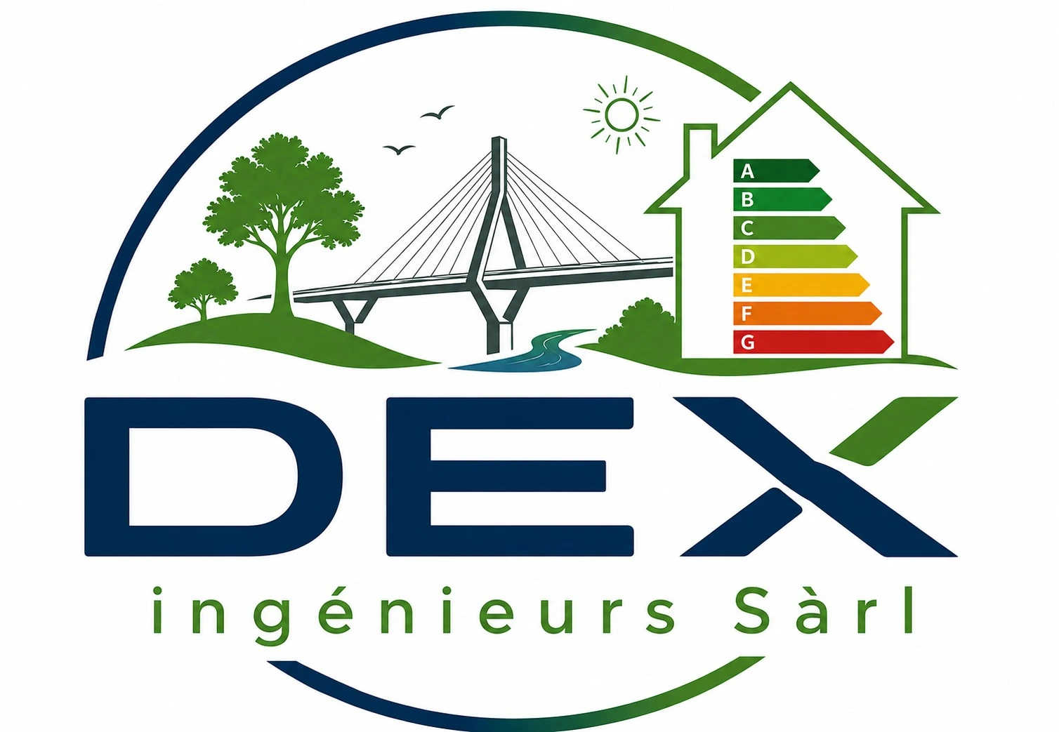 Logo 
Dex Ingénieurs Sàrl, bureau d'ingénieurs à Fribourg